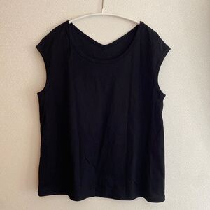 スローブイエナ　SLOBE IENA トップス　カットソー　プルオーバー　Tシャツ ブラック　黒　タンクトップ　ノースリーブ　レディース