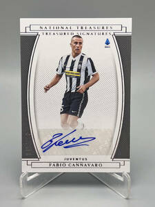 【199枚限定】2020-21 Panini National Treasures カンナバーロ Fabio Cannavaro Juventus 直筆サインカード Auto