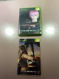 送料無料 Xbox★デッドオアアライブ３★used☆Dead or Alive 3 DoA ☆import Japan