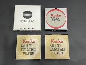 S3J413◆ Kenko MULTI COATED FILTER OPTICAL FILTER MINOLTA AC FILTER 62 L37