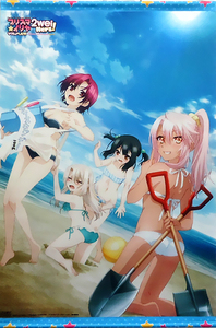 Blu-ray Fate/kaleid liner プリズマ☆イリヤ ツヴァイヘルツ! 海辺で水着トラブル!? 描き下ろしB2 タペストリー とらのあな限定購入特典