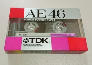 未使用 カセットテープ TDK AE 46 TYPE1 NORMAL 46分　④