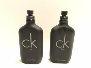 ■【YS-1】 香水 ■ Calvin Klein カルバン クライン ■ ck be シーケービー EDT 100ml ■ 2点セット まとめ【同梱可能商品】■D