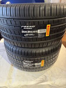 新品　2本セットPIRELLI サマータイヤ ピーゼロロッソ P ZERO ROSSO 285/40ZR18 (285/40ZR18) 101Y ピレリ　２０１８年14周　倉庫保管