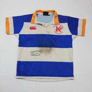 CANTERBURY OF NEWZEALAND カンタベリーオブニュージーランド KAMAKURA RUGBY School 鎌倉ラグビースクールTシャツ 背番号3 キッズウェア