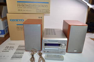 ★美品 動作良好★onkyo オンキョー FR-SX7A CD MD システムコンポ★ミニコンポ★