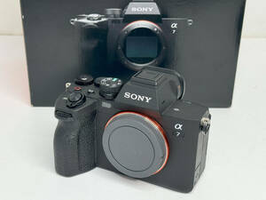 中古☆SONY ソニー α7 Ⅳ フルサイズ ミラーレス一眼 デジタルカメラ ILCE-7M4 ボディ 箱付き