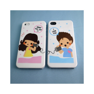 即決・送料込)【ペアケース】HUAYU iPhone 4S/4 Happy Pair Case String Telephone