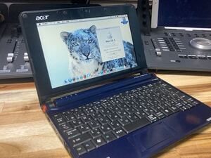 【珍品Hackintosh】ACER Aspire One AOA150（ZG5）mac OSX10.6.8動きます。正常動作確認済