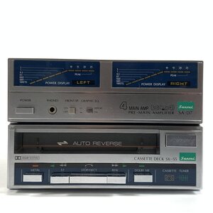 Sansui 山水 サンスイ SX-55/SA-D7 カーステテープ/アンプ○動作未確認品