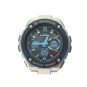 ▼▼ CASIO カシオ メンズ 腕時計 ソーラー充電 G-SHOCK Gショック デジアナ GST-W1000 やや傷や汚れあり