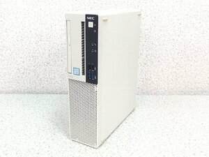 ■※f 【奥行が狭く机に置きやすい!】 NEC デスクトップPC Mate J ML-3 Corei3-8100/メモリ8GB/HDD500GB/DVDマルチ/Win11 動作確認