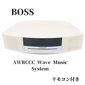 【動作OK】BOSE ボーズ AWRCCC Wave Music System アンプラジオ FM AM リモコン２台付き_BFO_B1225-F01D