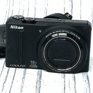 m001 Z2(60) 2. NIKON COOLPIX S9100 コンパクトデジタルカメラ ブラック バッテリー付 外装美品 現状渡し ニコン クールピクス コンデジ