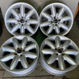 MINI純正ホイール 17インチ 17×7J OFF;+48 PCD:100-4H ハブ径;約56mm 傷あり、ガリ傷あり、錆びあり 4本 