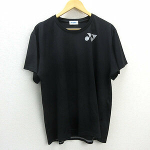 G■ヨネックス/YONEX ドライTシャツ/スポーツウェア【O】黒/men