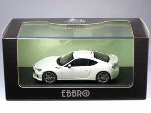 エブロ 1/43 スバル BRZ 東京モーターショー 2011 マットホワイト (44903)