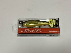 メガバス《X-80 SW LBO　 GG LENS CHAMPAGNE BAIT》