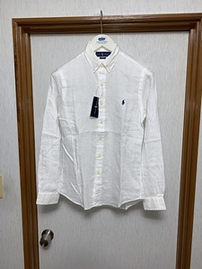 S 新品 POLO RALPH LAUREN リネン シャツ 麻 ポロラルフローレン