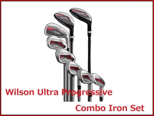 Wilson Ultra Progressive Combo Iron Set, Mens Right Handed★ウイルソン★ゴルフクラブ8本セット★男性/右★新品★全国一律送料無料