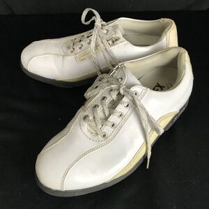 ヨネックス/YONEX★レザーゴルフシューズ【22.5/レディース/白/WHITE】ソフトスパイク/sneakers/Shoes/trainers◆i-62