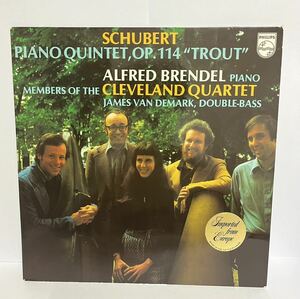 アルフレッド・ブレンデル schubert; piano quintet op.114 ”trout”／