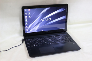 中古ノートパソコン SONY VAIO SVF1531GAJ Windows10 COREi5 8GB 500GB 15.5inchワイド HD テンキ- Bluetooth・カメラ内蔵 OS有 代引き可