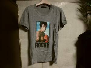 【DOLCE&GABBANA ドルチェアンドガッバーナ】Tシャツ44 イタリア製 シルヴェスター・スタローンが主演の映画「ROCKY」との限定コラボモデル