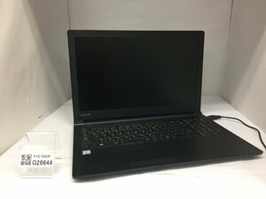 ジャンク/ TOSHIBA B65/DP Corei5-8世代 メモリ4.1GB ストレージ無し 【G26644】