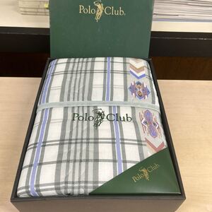 POLO ポロクラブ 130×180 キルトケット 未使用品　ガーゼ肌布団