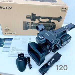 11AB042 【極美品】SONY 業務用ビデオカメラ 4K PXW-Z280V メモリーカムレコーダー ソニー XDCAM 通電時間39h 動作確認済 現状品