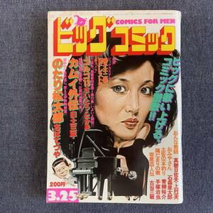 ビッグコミック 1982/3/25 昭和57年 読切SFレストラン夢カメラ/藤子不二雄 陽だまりの樹/手塚治虫 カムイ外伝白土三平 上村一夫/真樹日佐夫