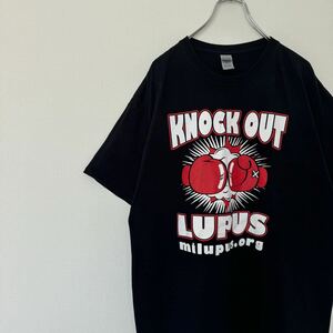 KnockOutLupus 古着　Tシャツ　ギルダン　GILDAN