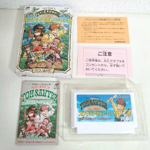 B0313X ゲームソフト ファミコンソフト スクウェアのトム・ソーヤ TOM SAWYER