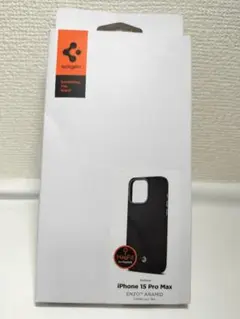 Spigen iPhone 15 Pro Max ケース(マット・ブラック)