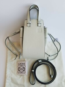 新品 LOEWE ロエベ ハンモック ミニ ショルダーバッグ ライトセラドン A538V07X15 0010823466 国内完売 入手困難