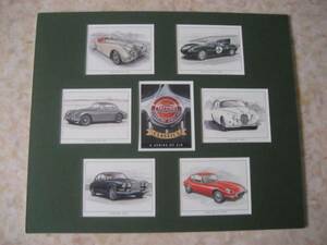 英国製カード額・ジャガー②★英国車・ルマン・MG・ＸＪＳ・MINI