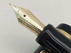 PILOT パイロット カスタム 74 万年筆 ペン先 14K-585 ブラック × ゴールド 筆記未確認 現状渡し 中古【UW060145】