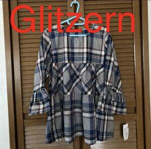 新品　Glitzern 七分袖ブラウス　Mサイズ