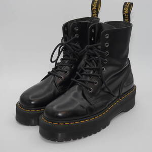 Dr.Martens　ドクターマーチン　8ホールブーツ　JADON　ジェイドン　厚底　ダブルソール　黒　27cm　ブラック