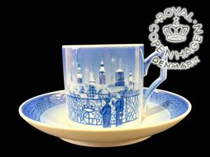 KYF892 ROYAL COPENHAGEN ロイヤルコペンハーゲン YEAR CUP 1988 カップ＆ソーサー 箱入り 