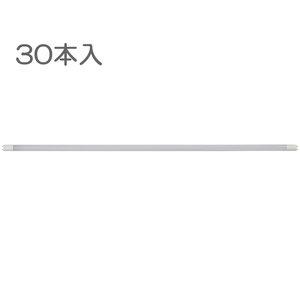 直管LEDランプ 40形相当 G13 昼光色 グロースタータ器具専用 片側給電仕様 30本入｜LDF40SS・D/17/23K3 06-0924 オーム電機