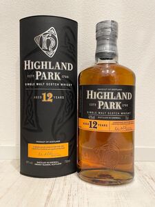 送料無料 ハイランドパーク 12年 旧ボトル 新品未開栓箱付 700ml 40% シングルモルト HIGHLAND PARK 12YO SINGLE MALT SCOTCH WHISKY