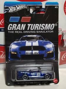 ホットウィール グランツーリスモ フォード マスタング シェルビー GT500 青 