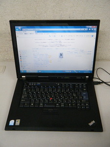 Lenovo ThinkPad R61e 7657-A88 / Windows XP → Win7 / Celeron / 中古(現状品)