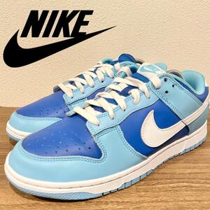 NIKE DUNK LOW RETRO QS ナイキ ダンク ロー レトロ クイックストライク ブルー DM0121-400 メンズ ローカットスニーカー カジュアル 26cm