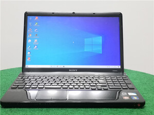 カメラ内蔵/中古/15.6型/ノートPC/Windows10/新品SSD256/4GB/COREi5/SONY　VPCEB4AGJ Office搭載/HDMI/無線WIFI/テンキー