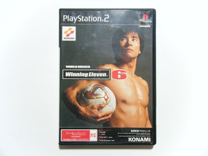  PS2 ソフト ウイニングイレブン6 起動確認済み 説明書付き サッカー プレイステーション２ PlayStation 2