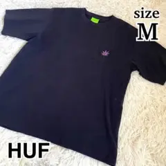 HUF　Tシャツ　半袖　黒　WEED刺繍　ポケット　20周年　入手困難　M