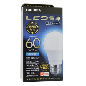 TOSHIBA LED電球 LDA7D-G/DSK60V1 昼光色 [管理:1100050709]